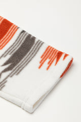 Multicolour Aztec Fleece Patchwork Snap Button Jacket Jackets JT's Designer Fashion