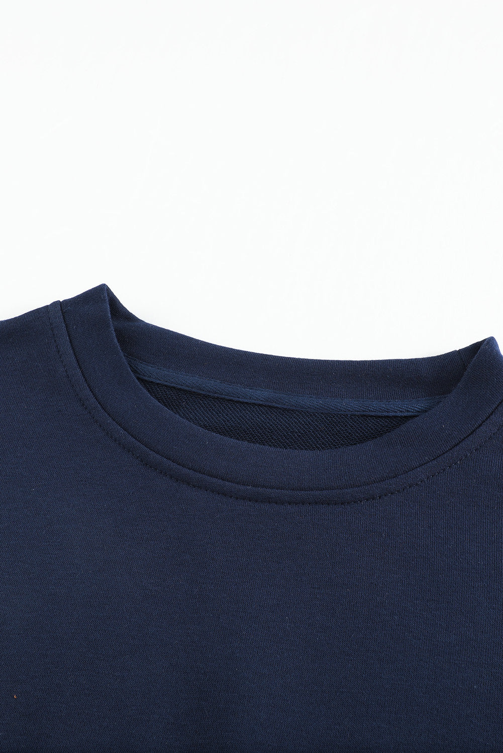 Colorblock Orange Contrast Stitching Sweatshirt with Slits Sweatshirts & Hoodies JT's Designer Fashion