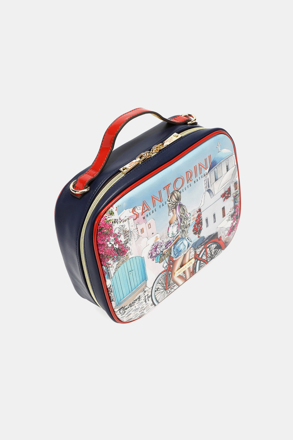 Nicole Lee USA Printed Handbag with Three Pouches Handbags JT's Designer Fashion