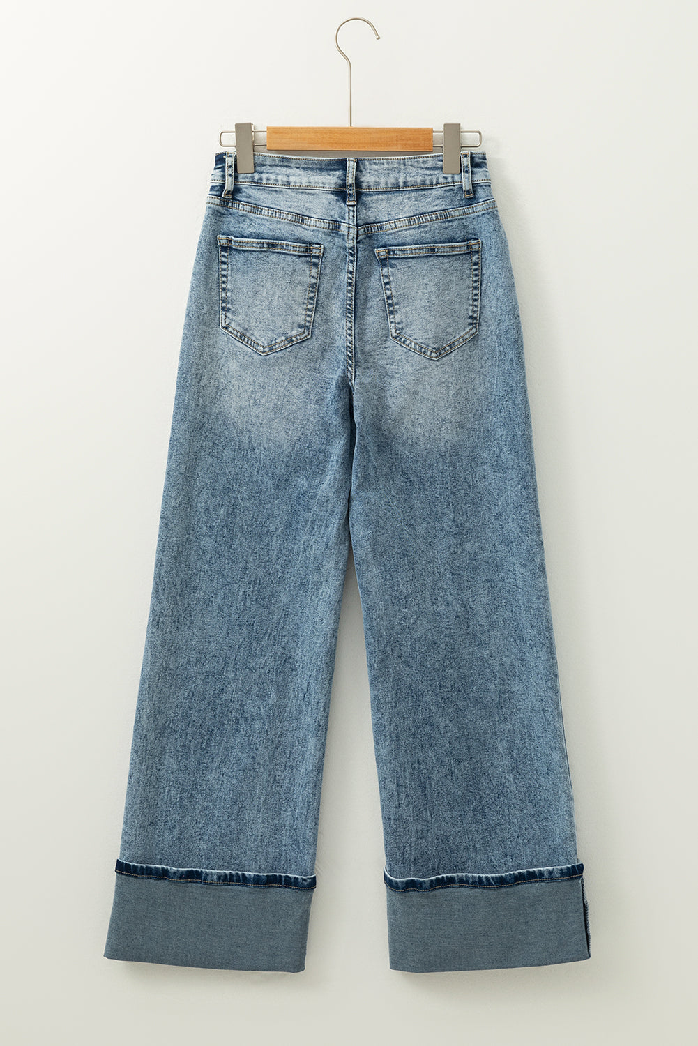 Myosotis High Rise Button Zip Fly Medium Wash Jeans Jeans JT's Designer Fashion