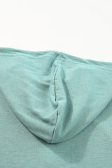 Buttoned High and Low Hem Hoodie Sweatshirts & Hoodies JT's Designer Fashion