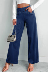 Sail Blue Medium Wash Straight Leg Loose Casual Jeans Jeans JT's Designer Fashion