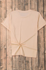 Khaki Candy Heart Thanksgiving Graphic Tee Graphic Tees JT's Designer Fashion