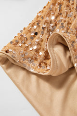 Golden Fleece Sequined Open Front Cropped Jacket Jackets JT's Designer Fashion