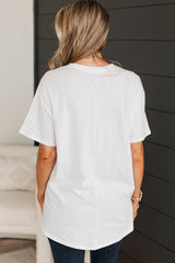 White 1776 USA Vintage Graphic T Shirt Graphic Tees JT's Designer Fashion