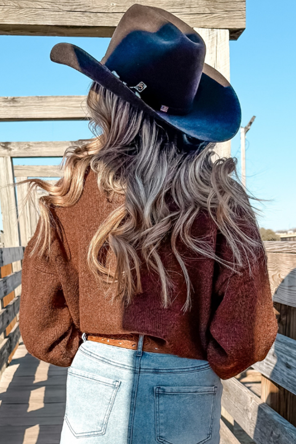 Coffee See You Cowboy Embroidered Western Graphic Sweater Sweaters JT's Designer Fashion