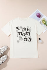 Jet Stream In My mom Era Graphic Loose Casual Tee Graphic Tees JT's Designer Fashion