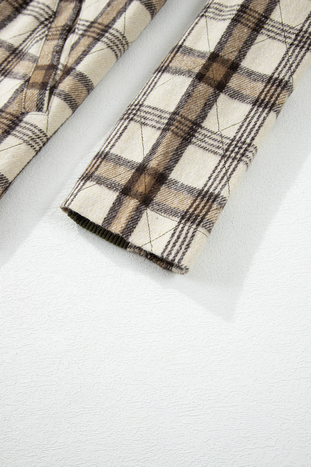 Red Mixed Plaid Patchwork Retro Shacket Plaid Shackets JT's Designer Fashion