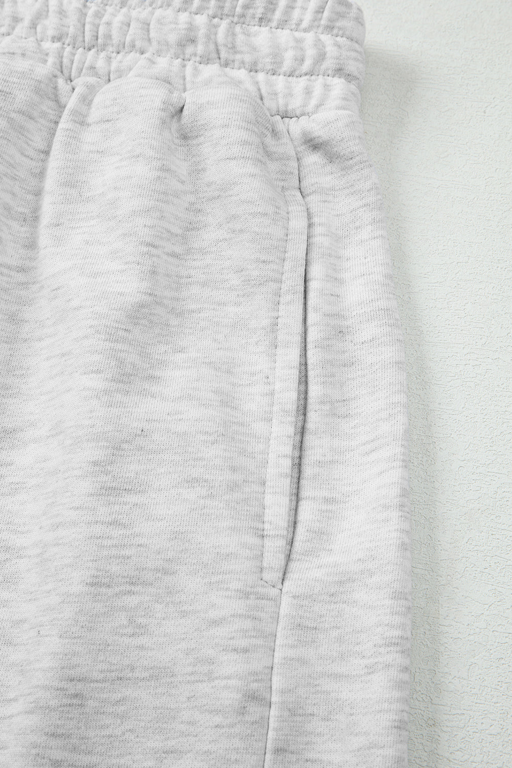 Light Grey Girly Bow Embroidered Detail Puff Sleeve Pullover 2pcs Short Set Short Sets JT's Designer Fashion