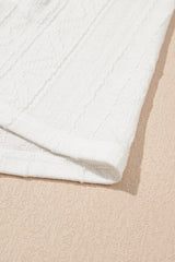 Jet Stream Textured Patched Pocket Short Sleeve Top Drawstring Shorts Set Short Sets JT's Designer Fashion