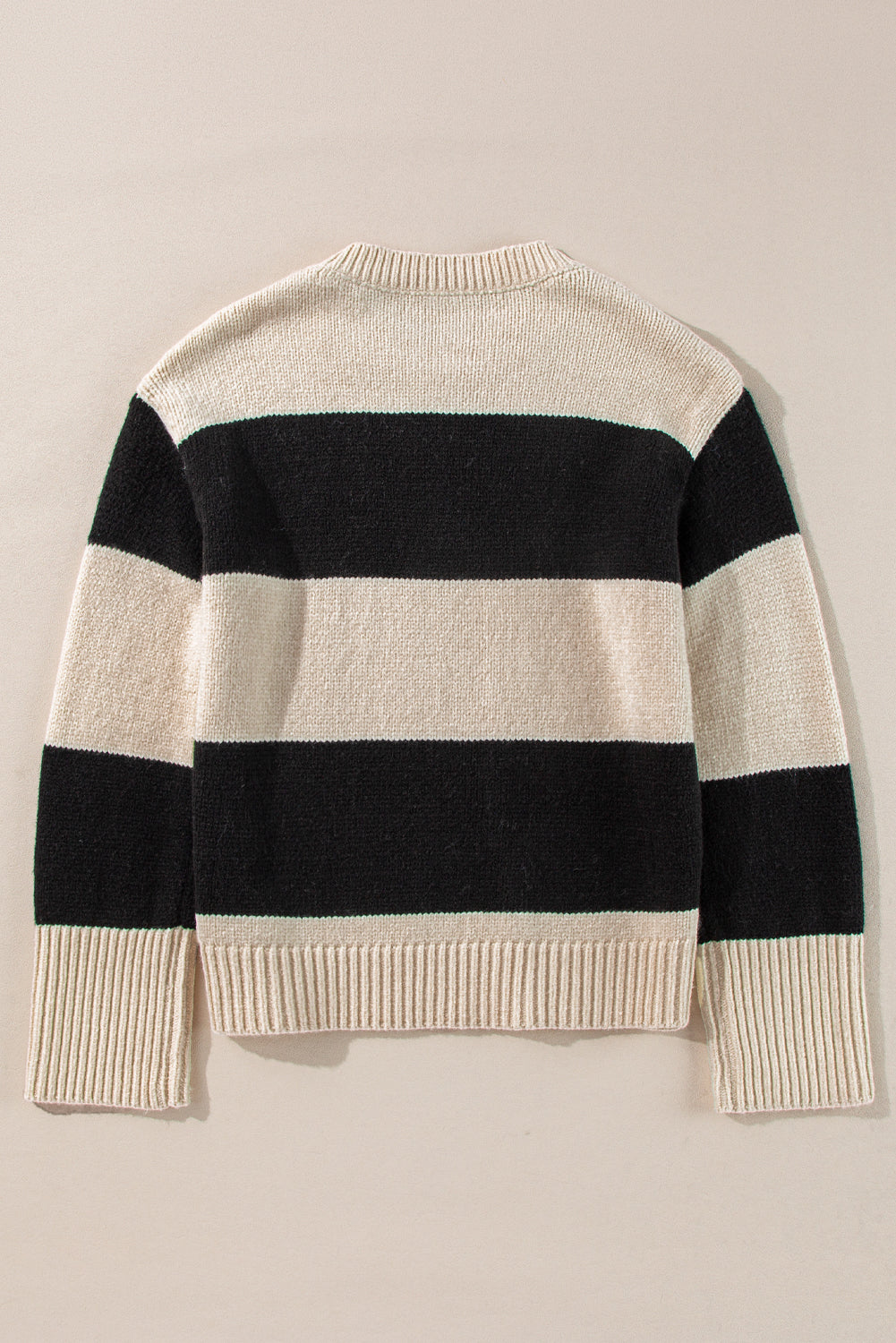 Jet Stream Colorblock Loose Pullover Sweater Sweaters JT's Designer Fashion