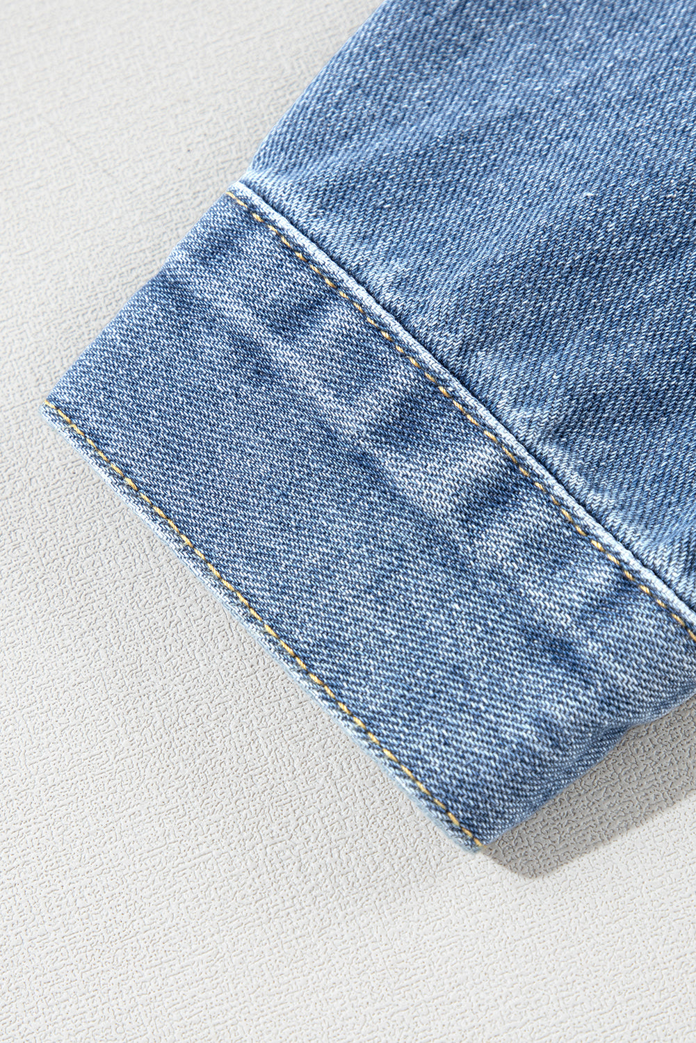 Wild Wind Washed Oversize Pocketed Denim Jacket Denim Jackets JT's Designer Fashion