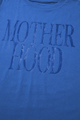 Sky Blue Vintage MOTHERHOOD Letter Graphic T Shirt Graphic Tees JT's Designer Fashion