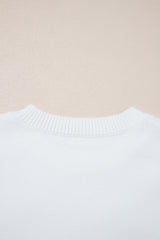 White Tinsel Western Boots Horseshoe Star Knit Crew Neck Sweater Sweaters JT's Designer Fashion