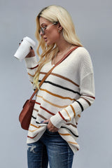 Multicolor Striped Knit Sweater Sweaters & Cardigans JT's Designer Fashion