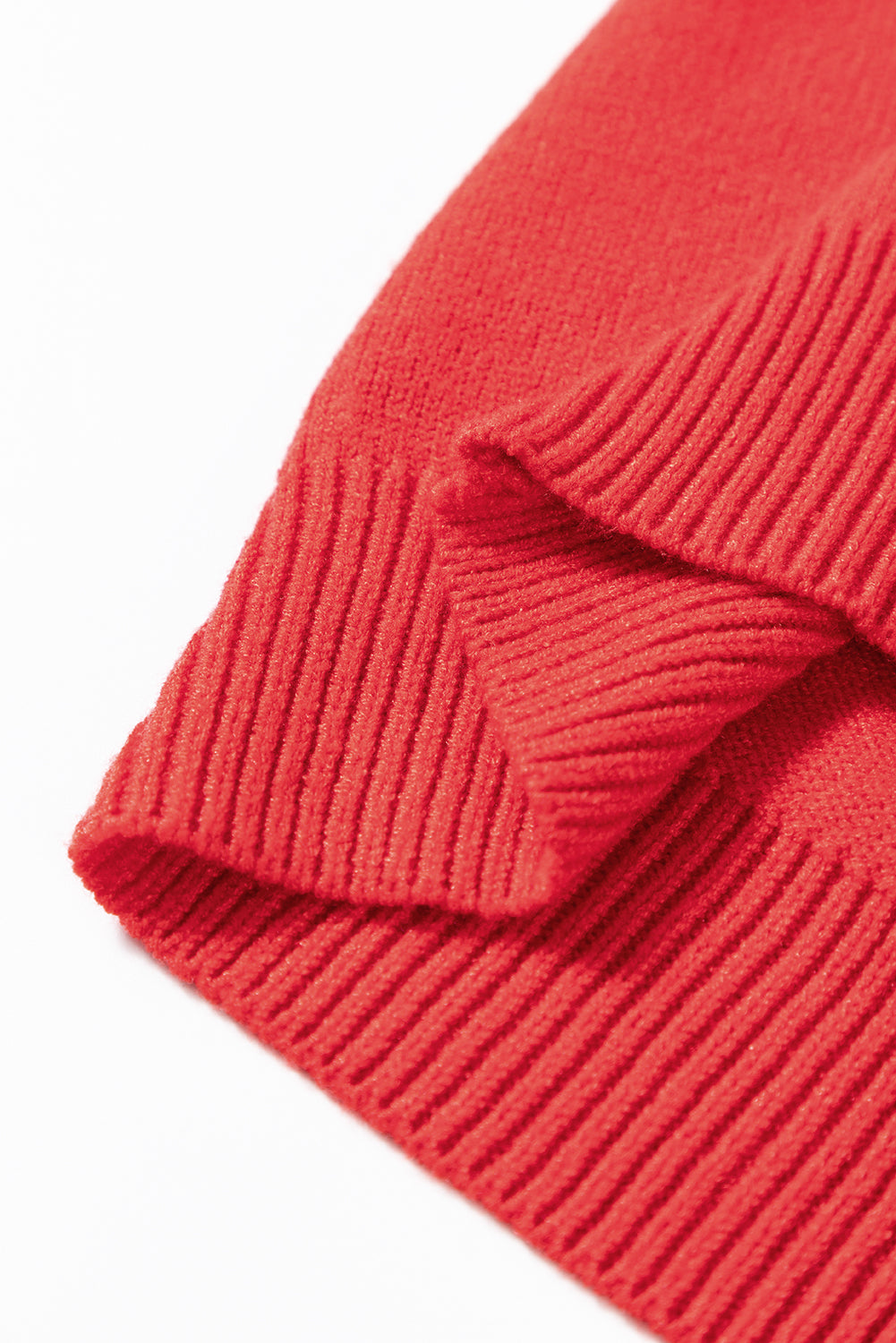 Fiery Red Merry Graphic Christmas Plus Size Sweater Plus Size Sweaters & Cardigans JT's Designer Fashion