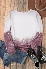 Tie Dye Gradient Pullover Sweatshirt Sweatshirts & Hoodies JT's Designer Fashion