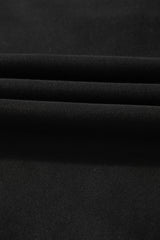Black Fleece Lined Kangaroo Pocket Drawstring Chunky Hoodie Sweatshirts & Hoodies JT's Designer Fashion