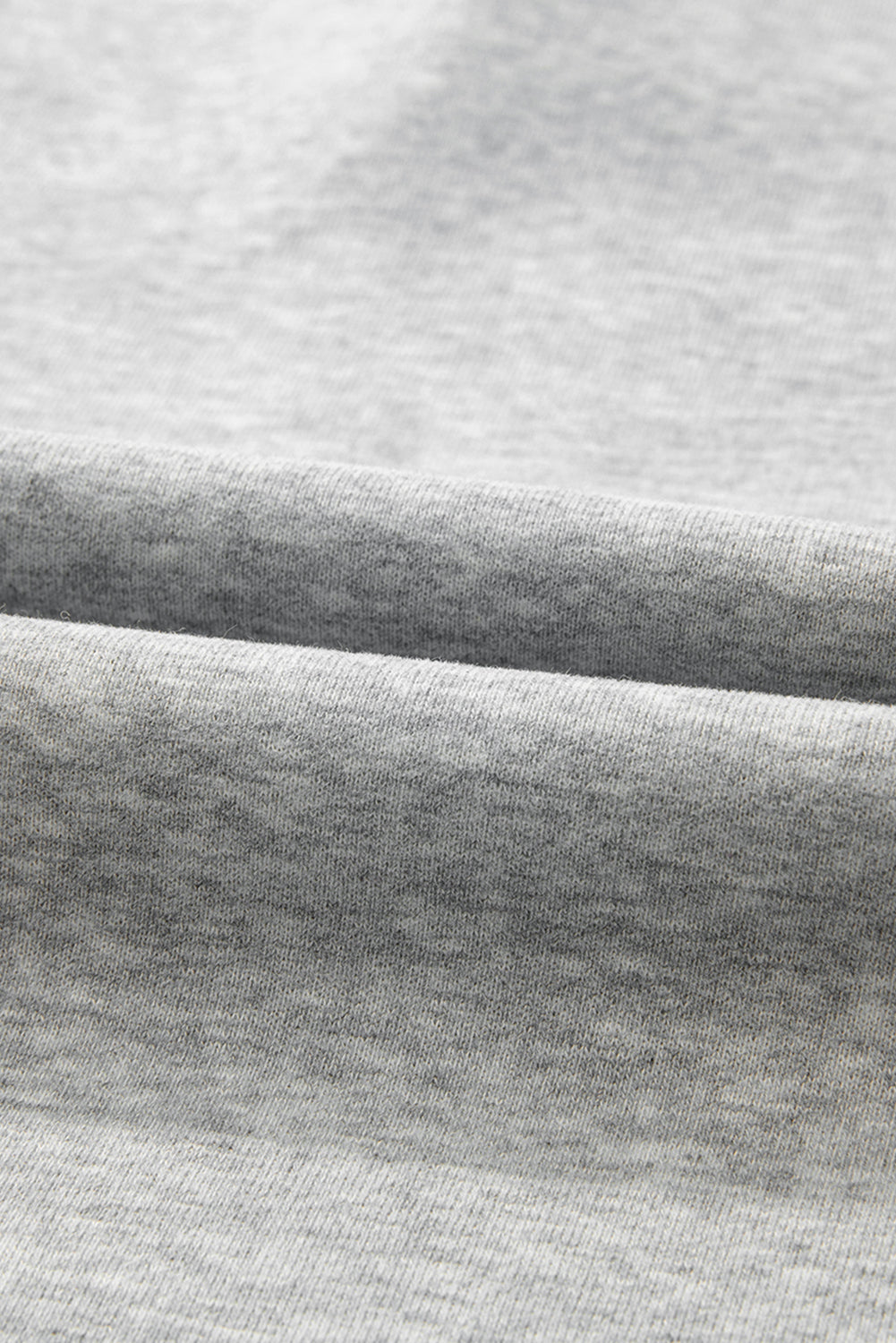 Light Grey Fleece Lined Half Zipper Kangaroo Pockets Loose Hoodie Sweatshirts & Hoodies JT's Designer Fashion