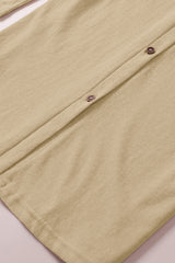 Solid Color Open-Front Buttons Cardigan Sweaters & Cardigans JT's Designer Fashion