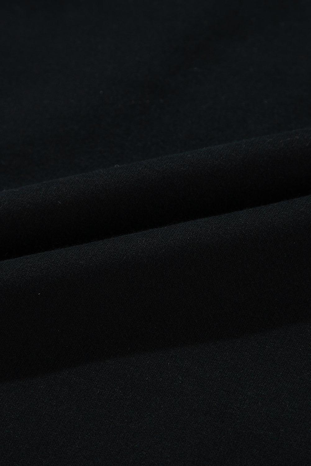 Black Fleece Lined Kangaroo Pocket Drawstring Chunky Hoodie Sweatshirts & Hoodies JT's Designer Fashion