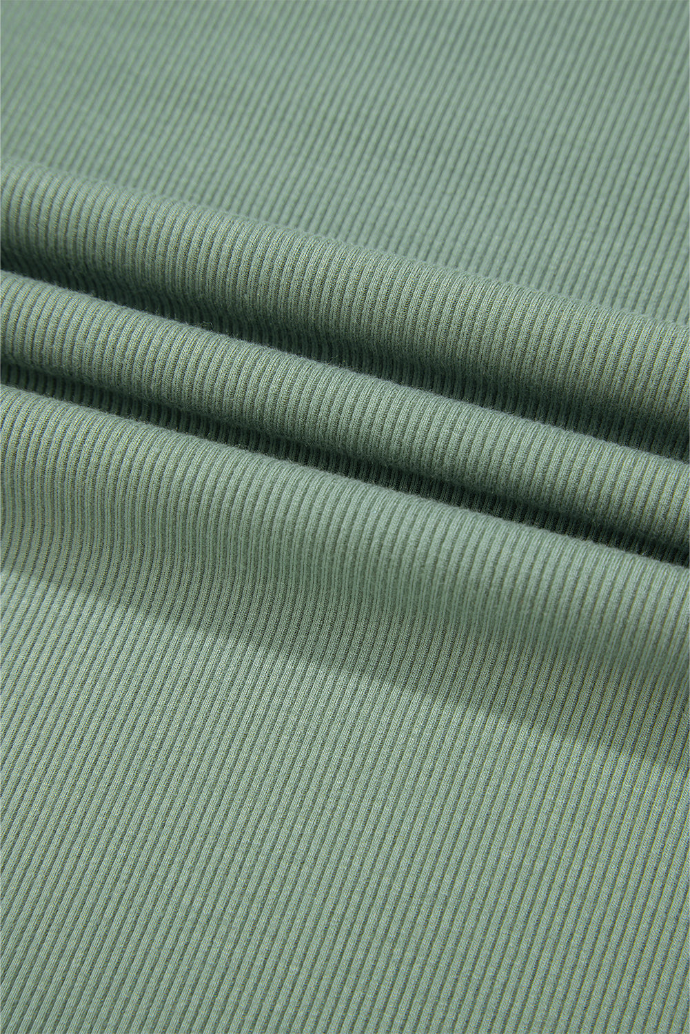 Mint Green Ribbed Colorblock Patchwork Raglan Long Sleeve Top Long Sleeve Tops JT's Designer Fashion