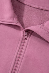 Valerian Quarter Zip Stand Neck Kangaroo Pocket Sweatshirt Sweatshirts & Hoodies JT's Designer Fashion