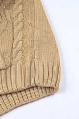 Beige Front Pockets Buttons Textured Cardigan Sweaters & Cardigans JT's Designer Fashion
