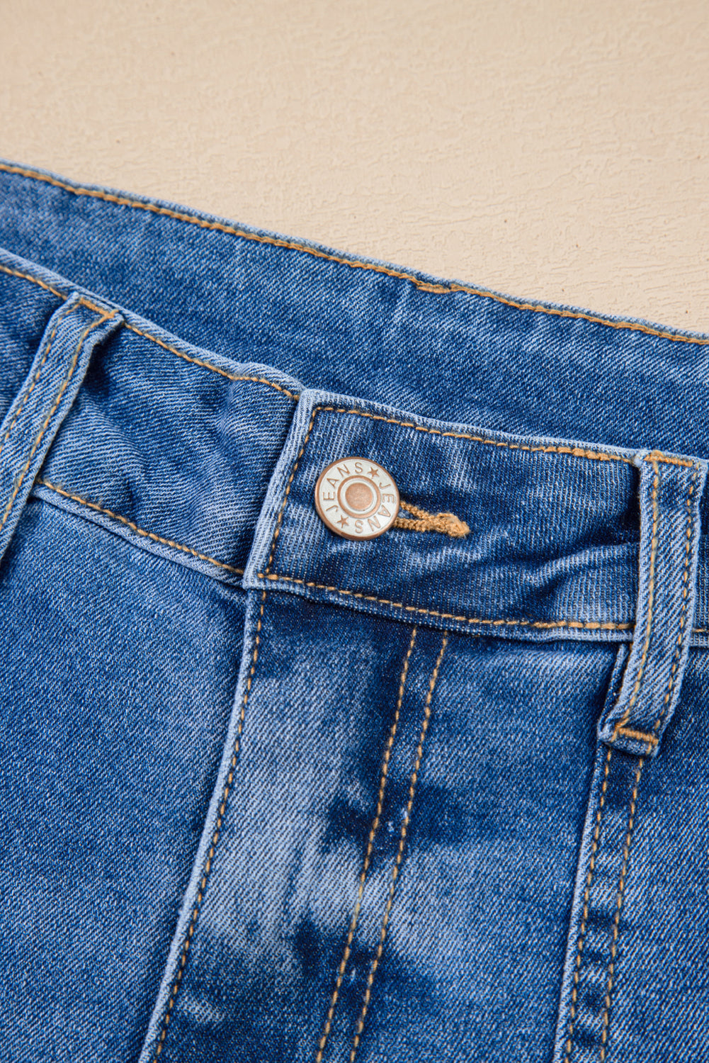 Sky Blue Cropped High Rise Wide Leg Jeans Jeans JT's Designer Fashion