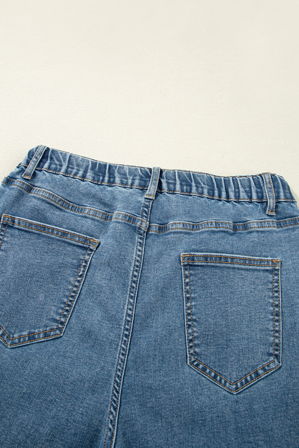 Dusk Blue Medium Wash Super Wide Leg Denim Pants Jeans JT's Designer Fashion