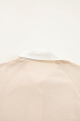 Jet Stream Shirt Collar Buttoned Patchwork Short Sleeve Mini Dress Mini Dresses JT's Designer Fashion