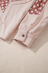 Delicacy Floral Patchwork Star Pattern Drawstring Hoodie Sweatshirts & Hoodies JT's Designer Fashion