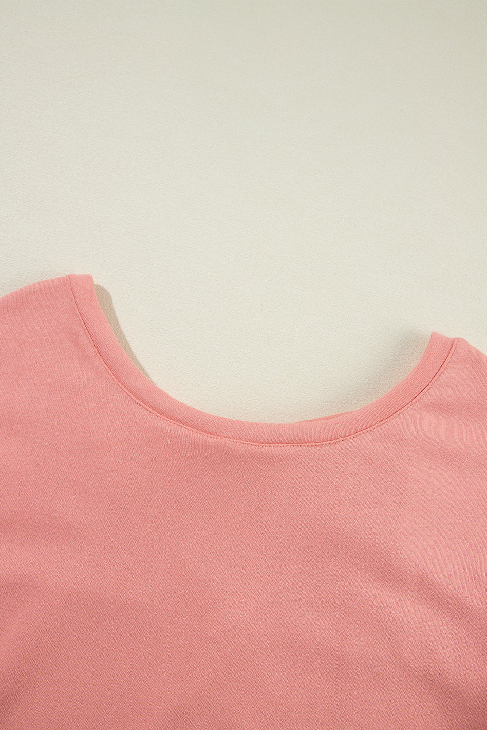 Pale Chestnut Bowknot Dewback Round Neck Sweatshirt Sweatshirts & Hoodies JT's Designer Fashion