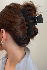 Black Plastic Resin Non-Slip Large Hair Claw Headwear JT's Designer Fashion
