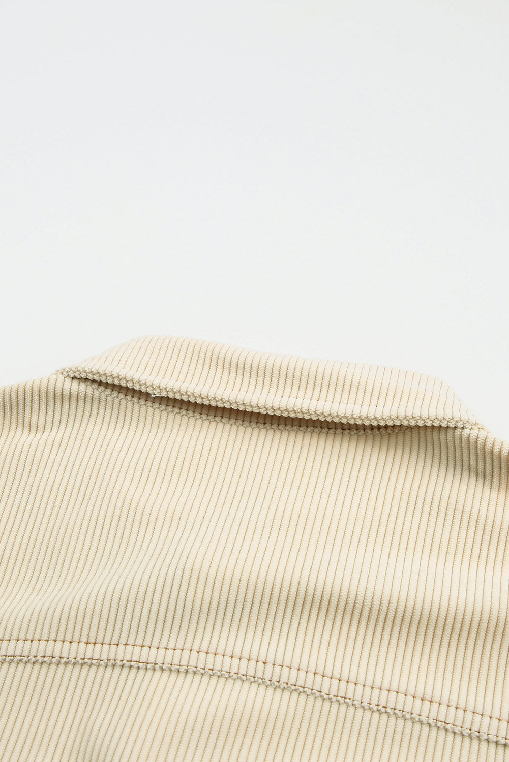 Button Up Pockets Striped Color Block Corduroy Jacket Jackets JT's Designer Fashion