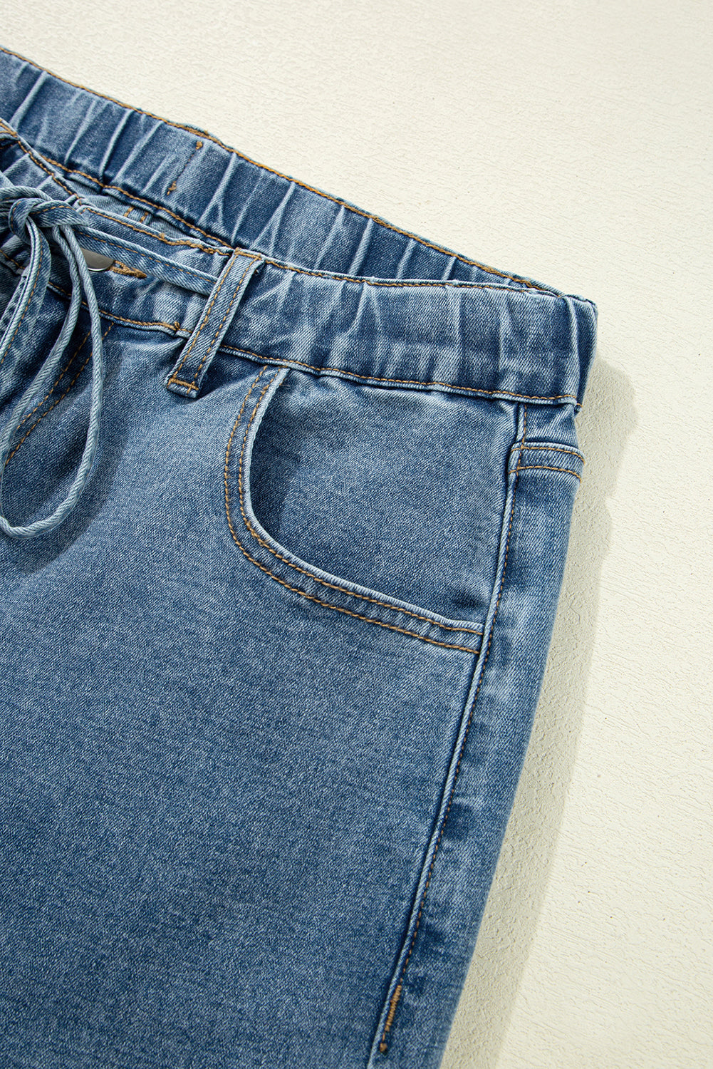 Dusk Blue Medium Wash Super Wide Leg Denim Pants Jeans JT's Designer Fashion