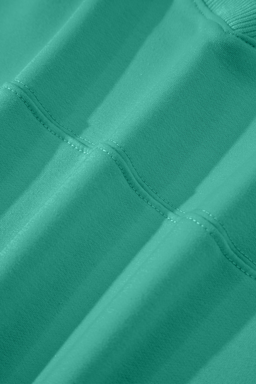 Sea Green Solid Loose V Neck Half Sleeve Tee and Shorts Short Sets JT's Designer Fashion