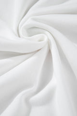 White Bowknot Pattern Drop Shoulder Loose Sweatshirt Sweatshirts & Hoodies JT's Designer Fashion