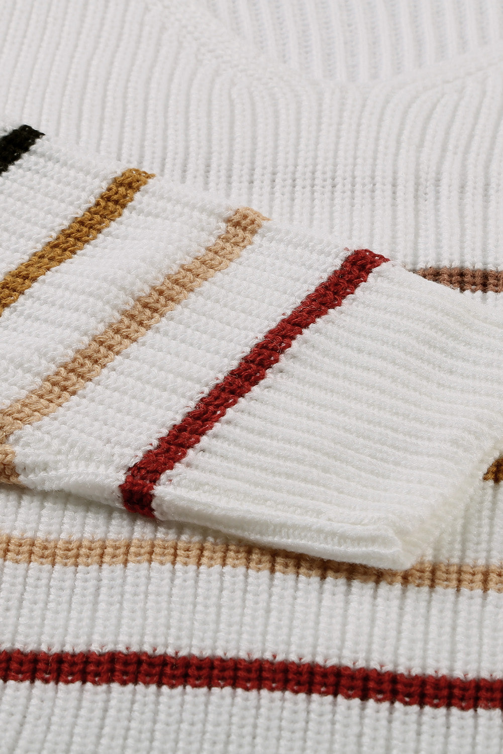 Multicolor Striped Knit Sweater Sweaters & Cardigans JT's Designer Fashion