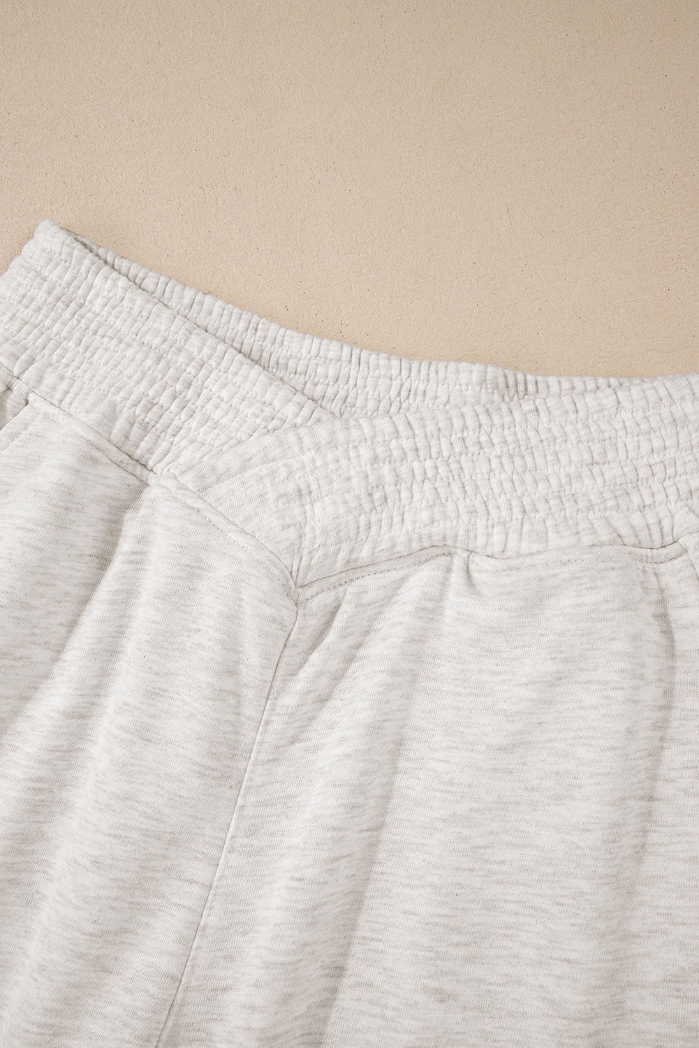 Light Grey Cross-Waist Wide Leg Lounge Pants Pants & Culotte JT's Designer Fashion