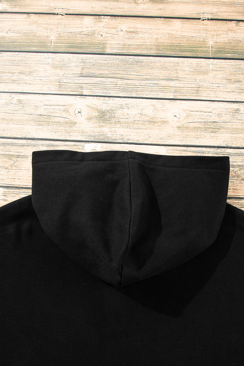 Black Fleece Lined Half Zipper Kangaroo Pockets Loose Hoodie Sweatshirts & Hoodies JT's Designer Fashion