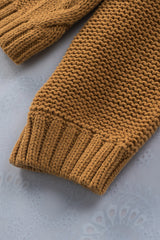 Cuddle Weather Cable Knit Handmade Turtleneck Sweater Sweaters & Cardigans JT's Designer Fashion