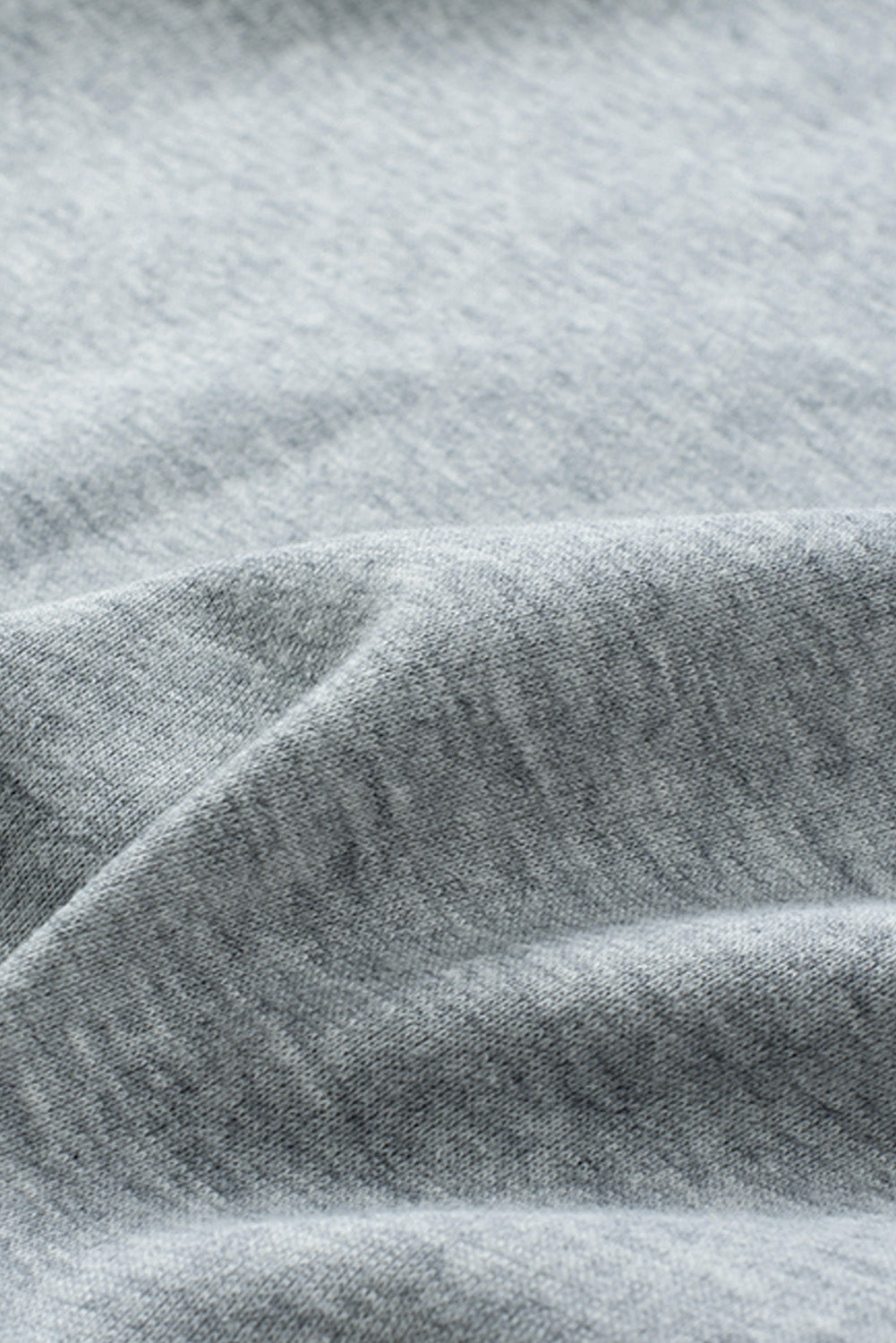 Grey Casual Solid Color Lace-up Hoodie Sweatshirts & Hoodies JT's Designer Fashion