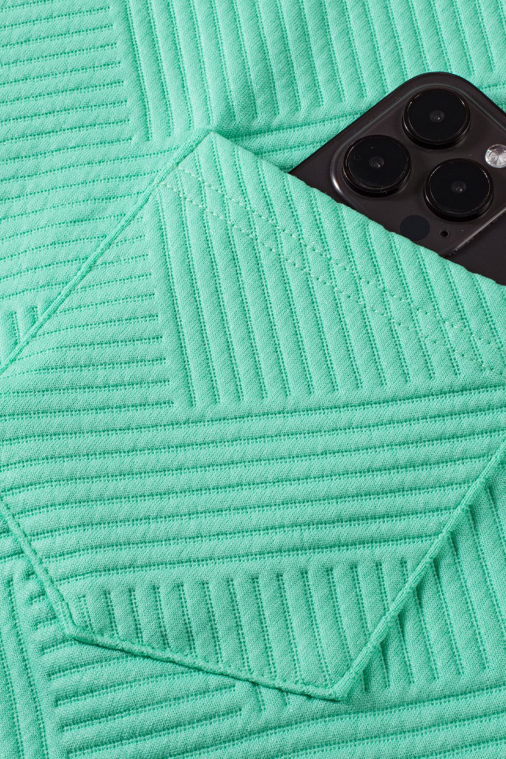 Mint Green Textured Cap Sleeve T Shirt Dress T Shirt Dresses JT's Designer Fashion