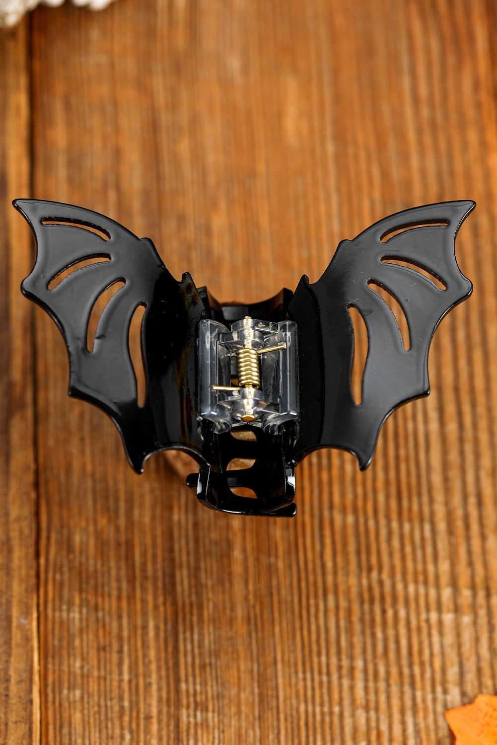 Black Halloween Bat Shape Hair Claw Clip Headwear JT's Designer Fashion