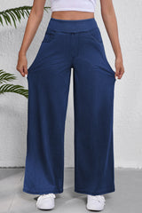 Sail Blue Medium Wash Straight Leg Loose Casual Jeans Jeans JT's Designer Fashion
