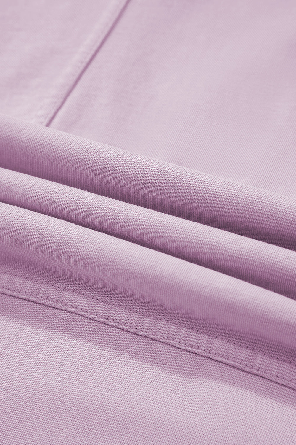Pink Mineral Wash Exposed Seam Drawstring High Waist Wide Leg Cargo Pants Casual Shorts JT's Designer Fashion