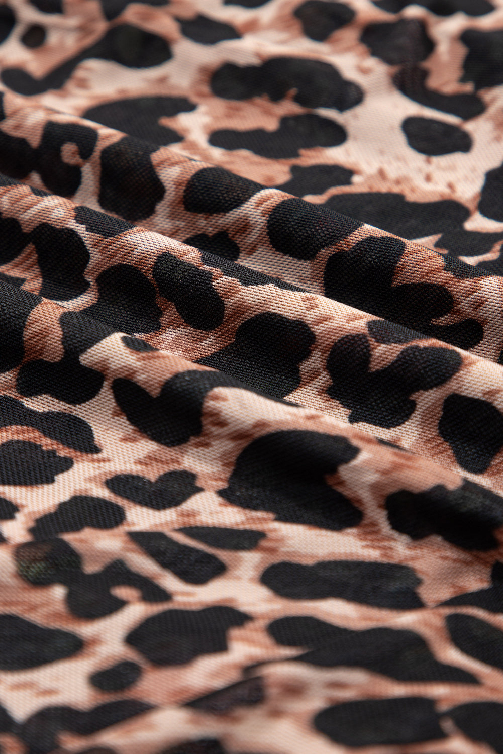 Brown Leopard Floral Reversible Ruffle Hem Maxi Skirt Skirts & Petticoat JT's Designer Fashion
