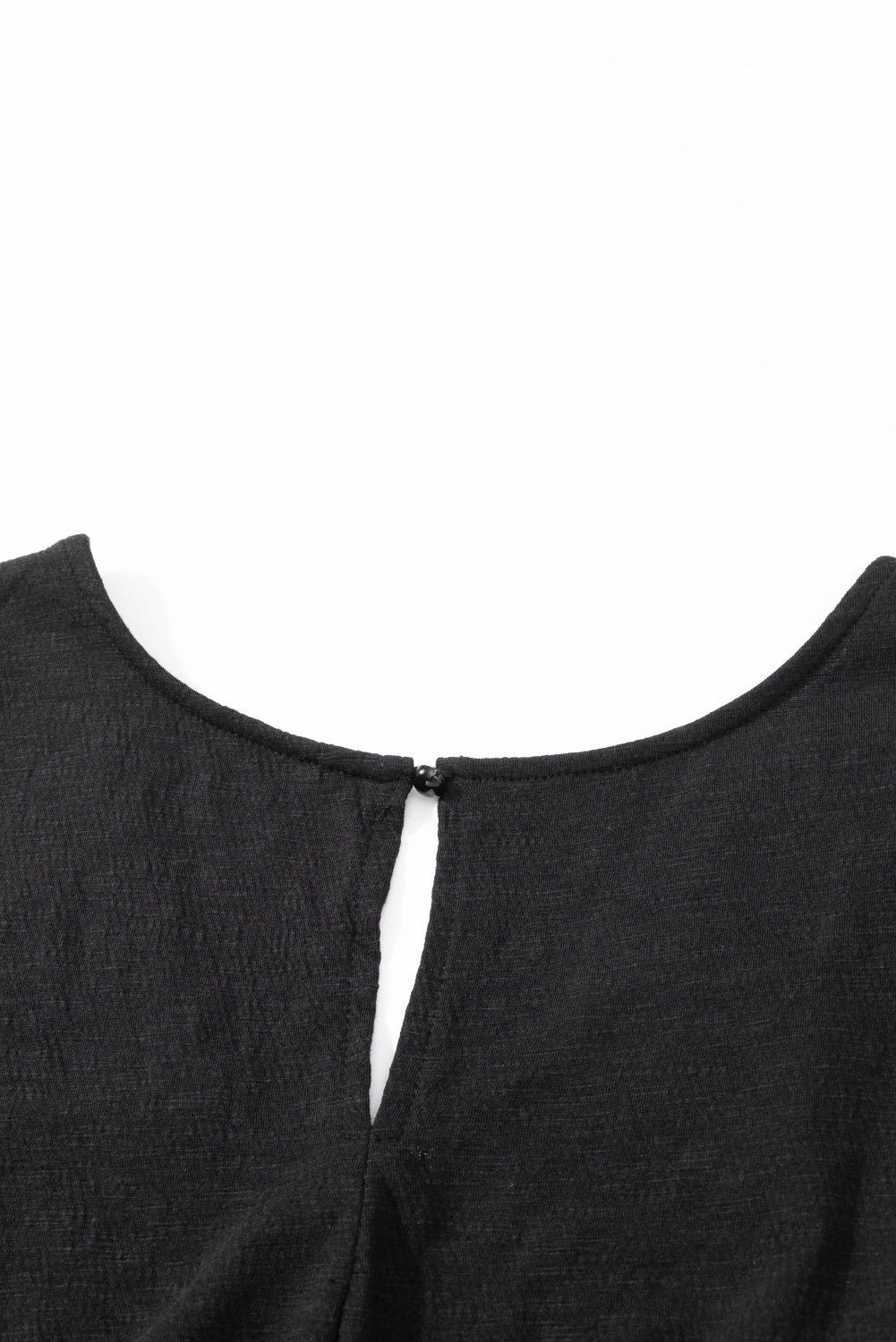 Black Plus Smocked High Waist Sleeveless V Neck Jumpsuit Plus Size Bottoms JT's Designer Fashion
