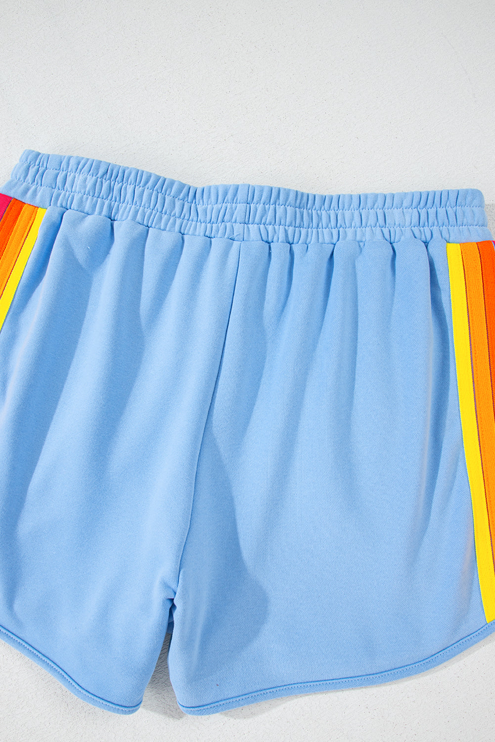 Beau Blue Accent Pullover and Shorts Two Piece Casual Set Short Sets JT's Designer Fashion